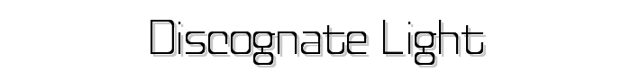 Discognate Light font